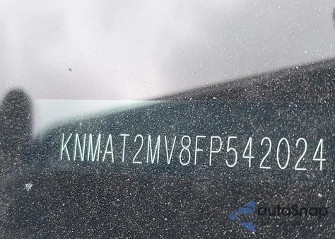 2015 Nissan Rogue Sv из США, поврежденный, VIN KNMAT2MV8FP542024